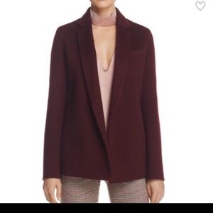 Theory Burgundy Jacket sz 6